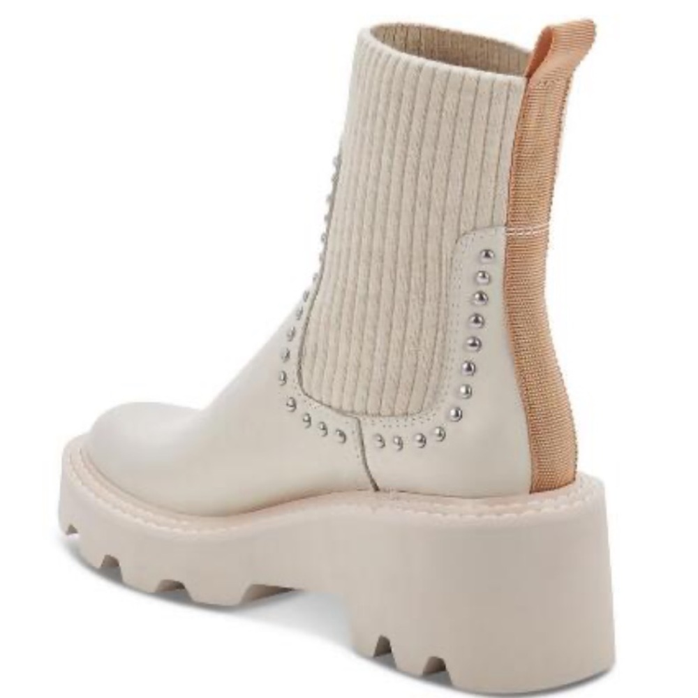 Dolce Vita Womens Hoven Leather Studded Chelsea Boots - Picture 5 of 14
